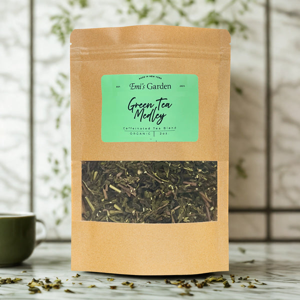 Emi's Garden- Green Tea Medley (2oz) Image Alt