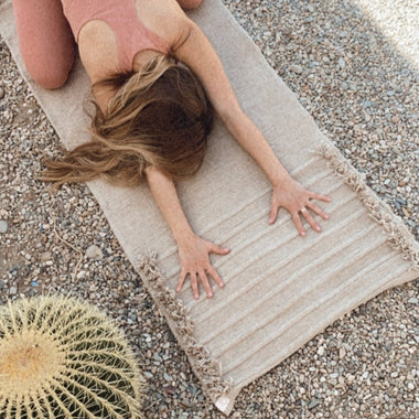 Naturally Dyed Herbal Yoga Mat