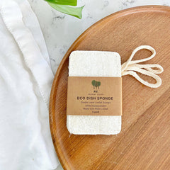 Compostable Loofah Dish Sponge: Double Layer 3-Pack