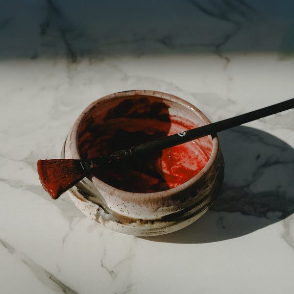 NEW Ceramic Mask Treatment Bowl & Applicator Brush Image Alt