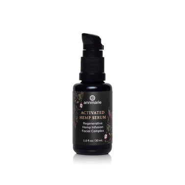 Activated Hemp Serum regenerative hemp infusion facial complex moisturizing serum bottle on a clean white background.