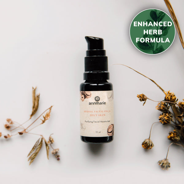 Herbal Facial Oil for Oily Skin (15ml) - Ads Image Alt